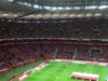 Hymn Polski na Stadionie Narodowym przed meczem Polska – Czarnogóra (08.10.2017 r.)