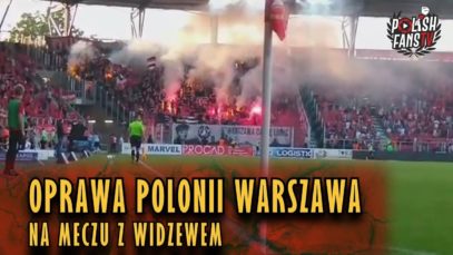 Oprawa Polonii Warszawa na Widzewie (26.05.2018 r.)
