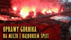 Oprawy Górnika na meczu z Hajdukiem Split [LQ] (24.03.2018 r.)