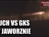 Starcie z użyciem rakietnic RUCH vs GKS w Jaworznie