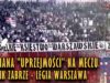 Wymiana „uprzejmości” na meczu Górnik Zabrze – Legia Warszawa (03.04.2018 r.)