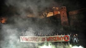 Cracovia pod Wawelem nagrywa zapowiedź na wyjazd do Warszawy (17.02.2019 r.)