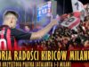 Euforia radości kibiców Milanu po golu Krzysztofa Piątka [ATALANTA 1-3 MILAN] (16.02.2019 r.)