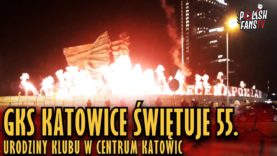 GKS Katowice świętuje 55. urodziny klubu w centrum Katowic (27.02.2019 r.)