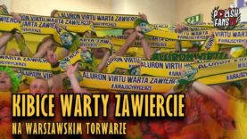 Kibice Warty Zawiercie na warszawskim Torwarze [siatkówka] (21.10.2018 r.)