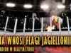 Legia wnosi flagi Jagiellonii na stadion w Białymstoku (26.10.2018 r.)