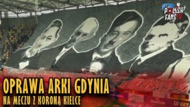 Oprawa Arki Gdynia na meczu z Koroną Kielce (10.02.2019 r.)