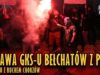 Oprawa GKS-u Bełchatów z piro na meczu z Ruchem Chorzów (02.03.2019 r.)