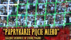 „PAPRYKARZE PIJCIE MLEKO” – Zagłębie Sosnowiec w stronę Pogoni (03.08.2018 r.)