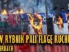 ROW Rybnik pali flagę Ruchu na derbach (30.09.2018 r.)
