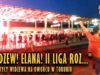„WIDZEW! ELANA! II LIGA ROZ…” – fanatycy Widzewa na dworcu w Toruniu (16.06.2018 r.)