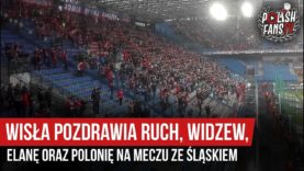 Wisła pozdrawia Ruch, Widzew, Elanę oraz Polonię na meczu ze Śląskiem (28.04.2019 r.)