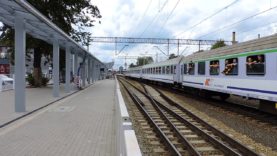 Przejazd pociągu z kibicami Arki Gdynia (10.08.2019 r.)