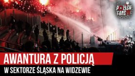 Awantura z policją w sektorze Śląska na Widzewie [NOWE UJĘCIA] (24.09.2019 r.)