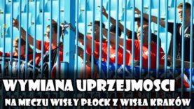 Wymiana uprzejmości na meczu Wisły Płock z Wisłą Kraków (22.09.2019 r.)