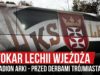 Autokar Lechii wjeżdża na stadion Arki – przed derbami Trójmiasta (20.10.2019 r.)