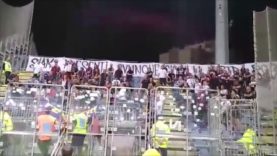 Cagliari Calcio – Pogoń Szczecin – doping kibiców Pogoni (11.10.2019 r.)