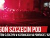 Pogoń Szczecin pod Aresztem Śledczym w Katowicach na powrocie z Rzeszowa (26.09.2019 r.)