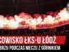 Racowisko ŁKS-u Łódź w Zabrzu podczas meczu z Górnikiem (20.10.2019 r.)