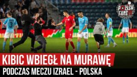 Kibic wbiegł na murawę podczas meczu Izrael – Polska (16.11.2019 r.)