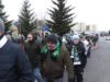 Manifestacja kibiców GKS Bełchatów pod siedzibę PGE GiEK