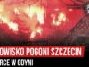 Racowisko Pogoni Szczecin na Arce w Gdyni (30.11.2019 r.)