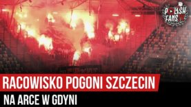 Racowisko Pogoni Szczecin na Arce w Gdyni (30.11.2019 r.)