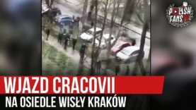 Wjazd Cracovii na osiedle Wisły Kraków (18.11.2019 r.)