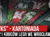 „CWKS” – kartoniada 3421 kibiców Legii we Wrocławiu (08.12.2019 r.)