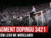 Fragment dopingu 3421 kibiców Legii we Wrocławiu (08.12.2019 r.)