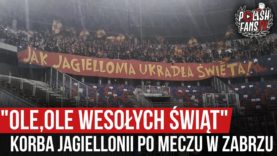 „OLE,OLE WESOŁYCH ŚWIĄT” – korba Jagiellonii po meczu w Zabrzu (21.12.2019 r.)