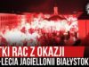 Setki rac z okazji 100-lecia Jagiellonii Białystok (13.01.2020 r.)