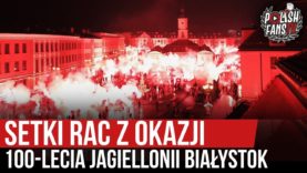 Setki rac z okazji 100-lecia Jagiellonii Białystok (13.01.2020 r.)