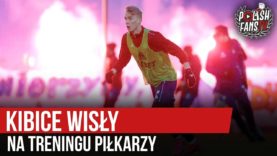 Kibice Wisły na treningu piłkarzy (03.02.2020 r.)