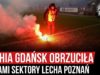Lechia Gdańsk obrzuciła racami sektory Lecha Poznań (23.02.2020 r.)
