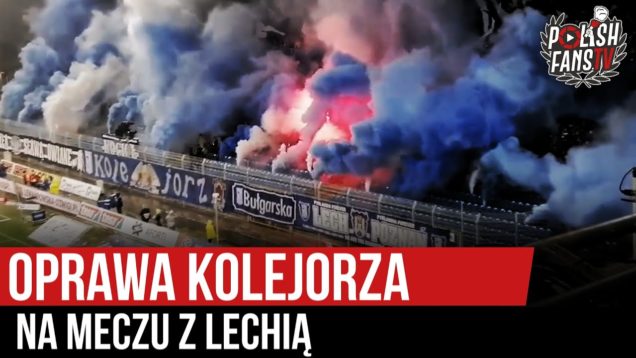 Oprawa Kolejorza na meczu z Lechią (23.02.2020 r.)