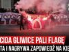 Torcida Gliwice pali flagę Piasta i nagrywa zapowiedź na Kielce (01.02.2020 r.)