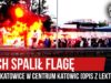 Ruch spalił flagę GKS-u Katowice w centrum Katowic [OPIS Z LEKTOREM] (09..06.2017 r.)