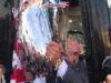 Powitanie piłkarzy Cracovii z Pucharem Polski 2020