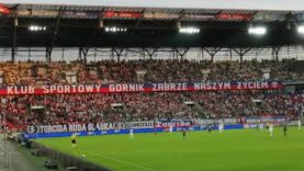 „Górnika wspieramy i je***my Lechię Gdańsk” – doping kibiców w Zabrzu (13.09.2020)