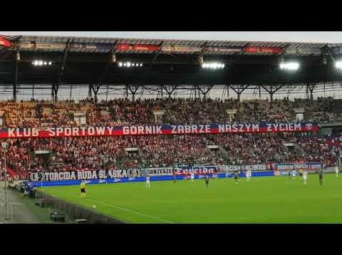 „Górnika wspieramy i je***my Lechię Gdańsk” – doping kibiców w Zabrzu (13.09.2020)