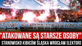 „ATAKOWANE SĄ STARSZE OSOBY” – stanowisko kibiców Śląska Wrocław [LEKTOR] (27.10.2020 r.)