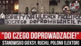 „DO CZEGO DOPROWADZACIE!” – stanowisko GieKSy, Ruchu, Polonii [LEKTOR] (28.10.2020 r.)