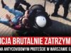 Policja brutalnie zatrzymuje ludzi na antycovidowym proteście w Warszawie [LEKTOR] (24.10.2020 r.)