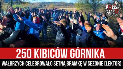 250 kibiców Górnika Wałbrzych celebrowało setną bramkę w sezonie [LEKTOR] (15.11.2020 r.)