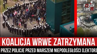 Koalicja WRWE zatrzymana przez policje przed Marszem Niepodległości [LEKTOR] (11.11.2020 r.)