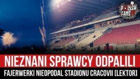 Nieznani Sprawcy odpalili fajerwerki nieopodal stadionu Cracovii [LEKTOR] (22.11.2020 r.)