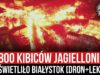 800 kibiców Jagiellonii rozświetliło Białystok [DRON+LEKTOR] (13.01.2021 r.)
