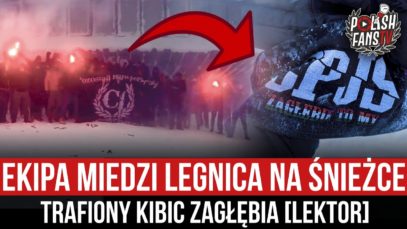 Ekipa Miedzi Legnica na Śnieżce – trafiony kibic Zagłębia [LEKTOR] (16.01.2021 r.)