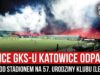 Kibice GKS-u Katowice odpalili piro pod stadionem na 57. urodziny klubu [LEKTOR] (27.02.2021 r.)